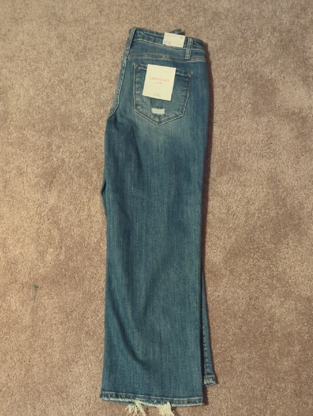 Lovetvet Blue Distressed Boyfriend Jeans - Picture 3 of 5